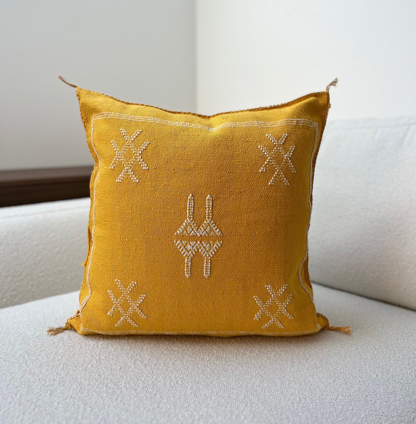 Yellow cushion