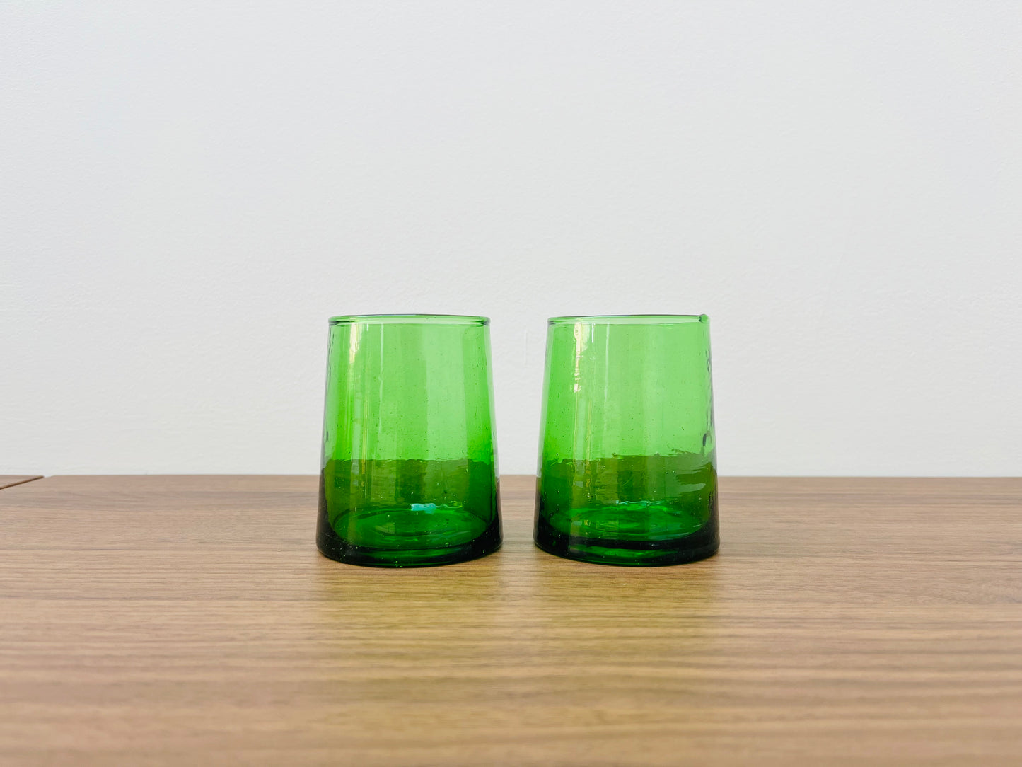 Green glasses