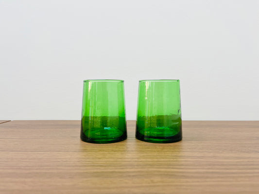 Green glasses